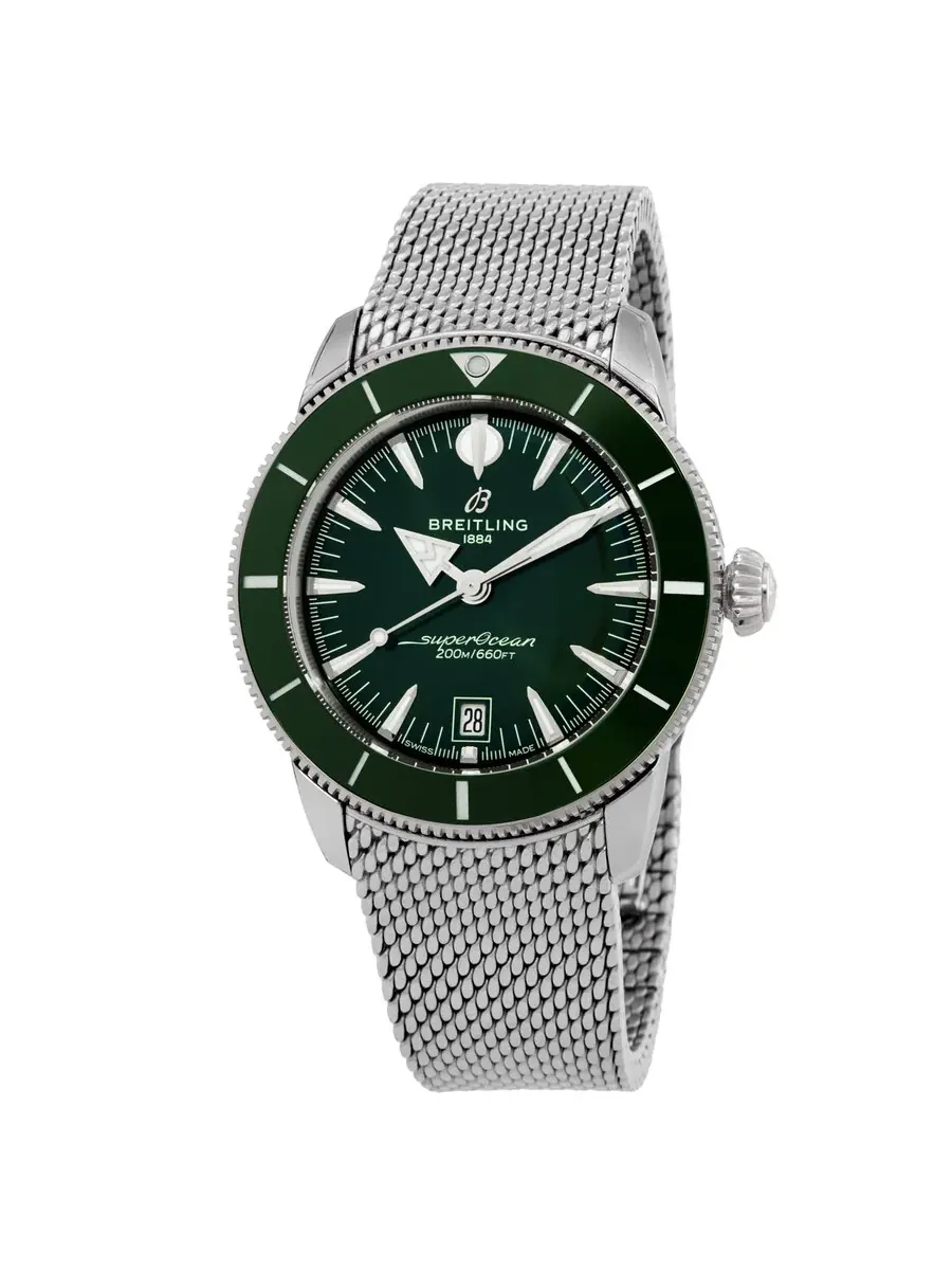 Мужские часы Breitling Superocean Heritage Automatic с зеленым циферблатом AB3111361L1A1 — изображение 1 из 3