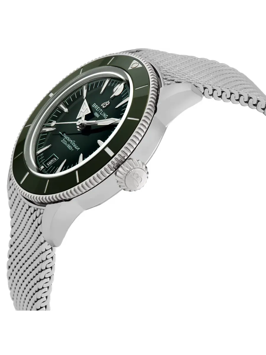 Мужские часы Breitling Superocean Heritage Automatic с зеленым циферблатом AB3111361L1A1 — изображение 2 из 3