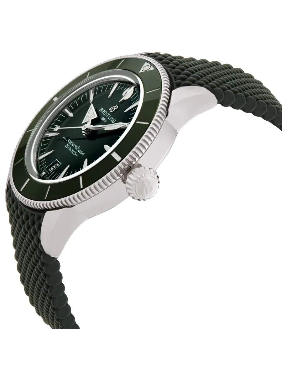 Мужские часы Breitling Superocean Heritage Automatic с зеленым циферблатом AB3111361L1S1 — изображение 2 из 3