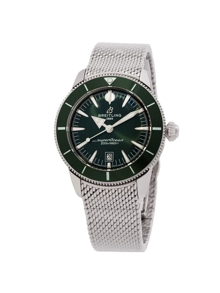 Мужские часы Breitling Superocean Heritage Automatic с зеленым циферблатом AB3112361L1A1 — изображение 1 из 3