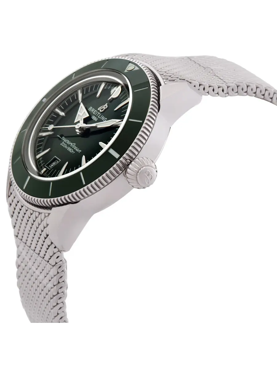 Мужские часы Breitling Superocean Heritage Automatic с зеленым циферблатом AB3112361L1A1 — изображение 2 из 3