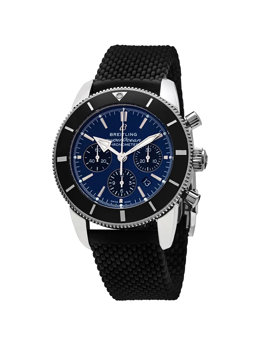 Мужские часы Breitling Superocean Heritage II Chronograph Automatic с синим циферблатом AB0162121C1S1 — изображение 1 из 3