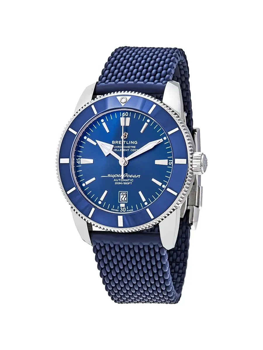 Мужские часы Breitling Superocean Heritage II Automatic 46 мм с синим циферблатом AB2020161C1S1 — изображение 1 из 3