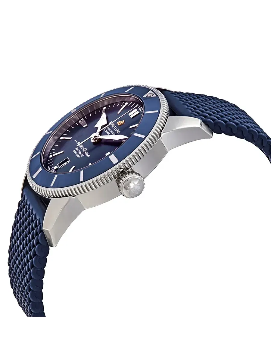 Мужские часы Breitling Superocean Heritage II Automatic 46 мм с синим циферблатом AB2020161C1S1 — изображение 2 из 3