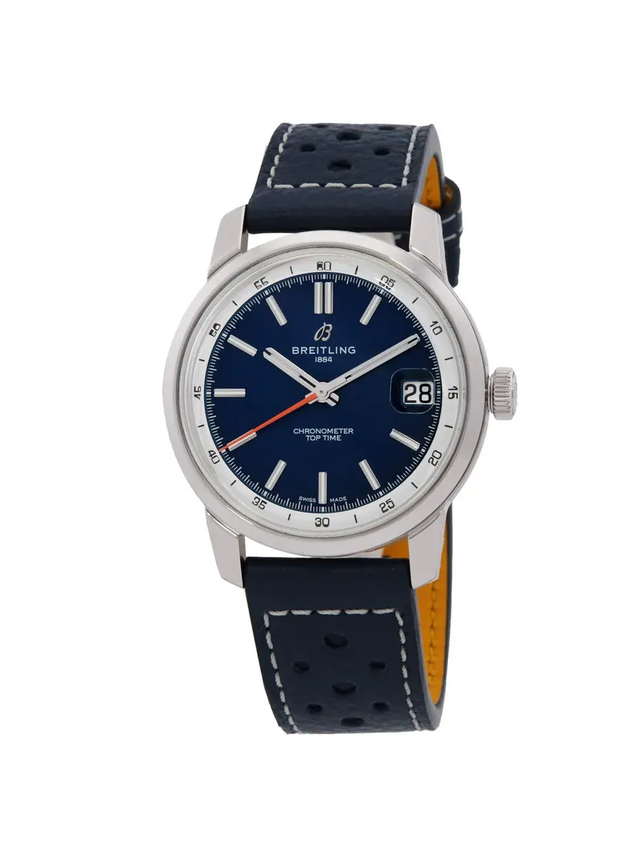 Мужские часы Breitling Top Time B31 с ручным заводом, хронометром и синим циферблатом AB3113A71C1X1 — изображение 1 из 3