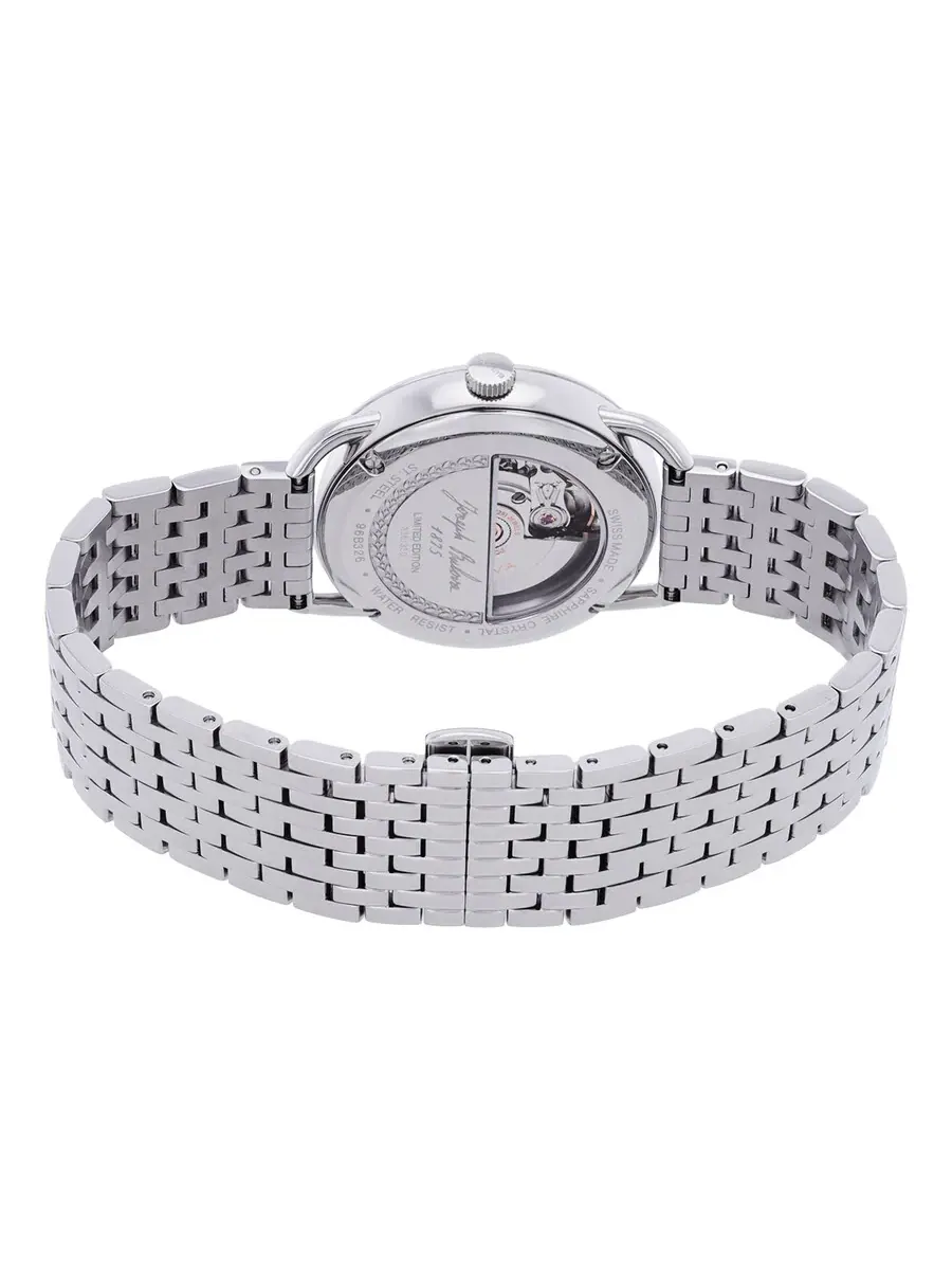 Мужские часы Bulova Commodore Automatic с серебристым циферблатом 96B326 — изображение 3 из 3, оттенок серебряный