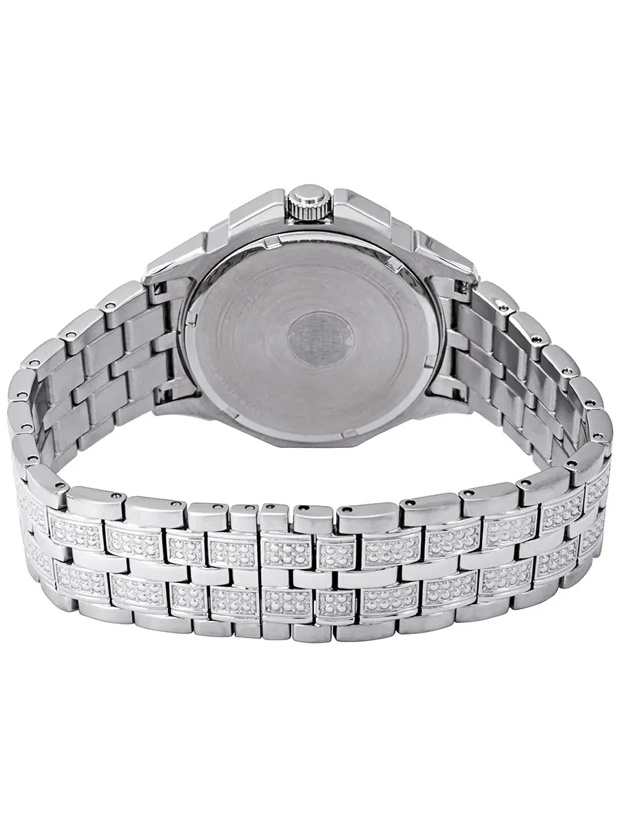 Мужские часы Bulova с многофункциональным циферблатом, украшенным кристаллами, модель 96C134 — изображение 3 из 3