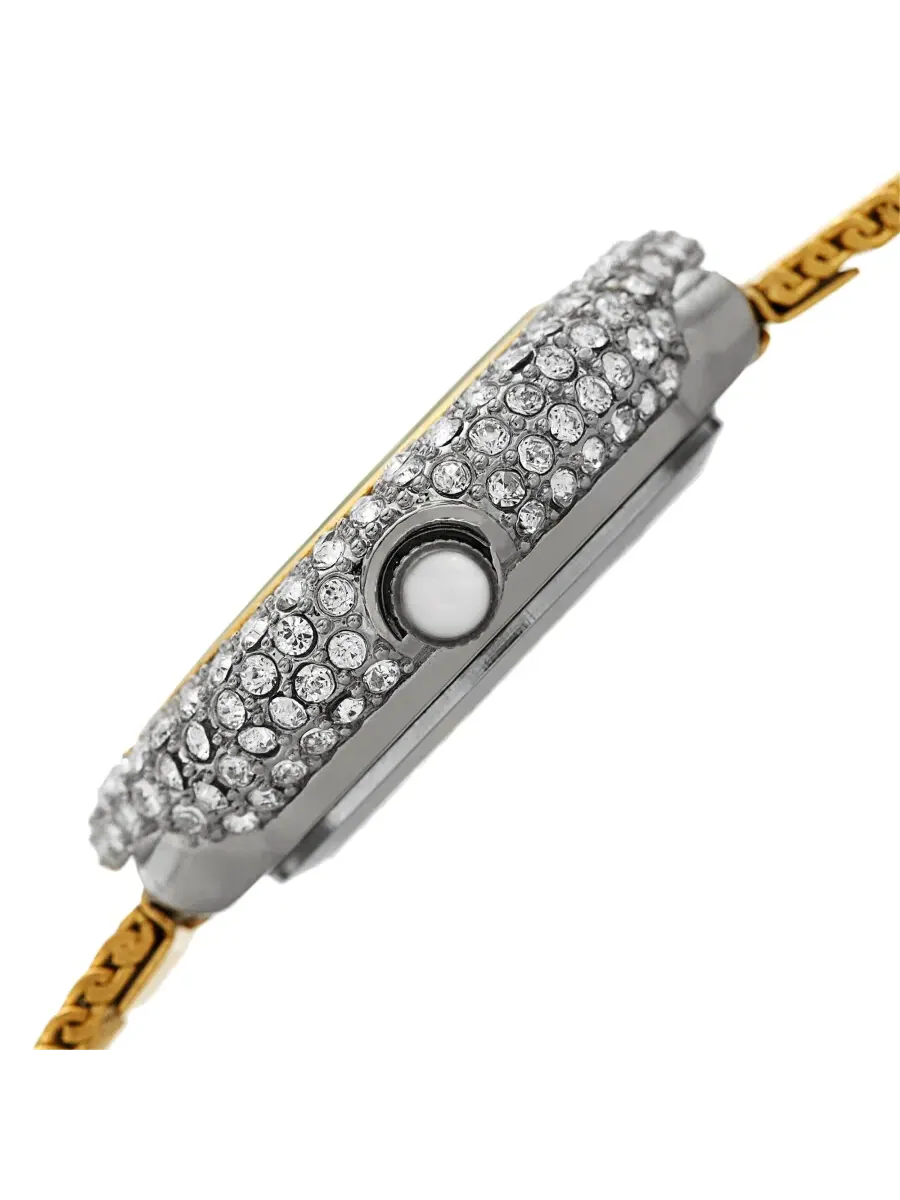 Женские часы Burgi Swirl Quartz с белым циферблатом и бриллиантом BUR259YGS — изображение 3 из 4, оттенок серебряный