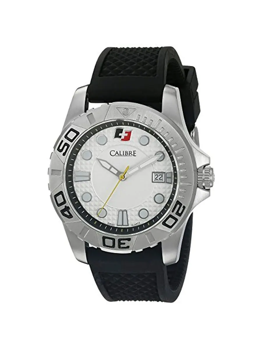 Мужские часы Calibre Akron с белым циферблатом SC-4A1-04-001