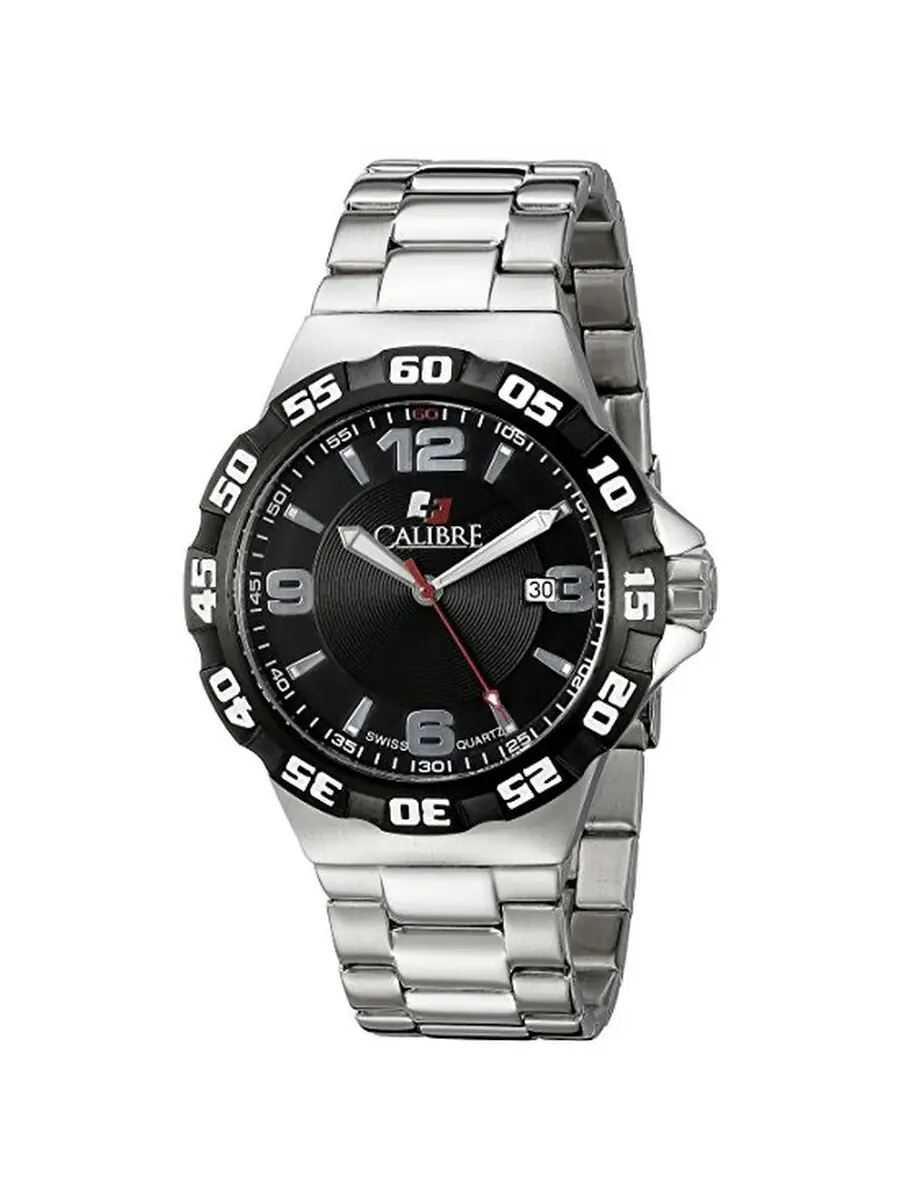 Мужские часы Calibre Lancer с черным циферблатом SC-5L1-04-007 — изображение 1 из 1, оттенок черный