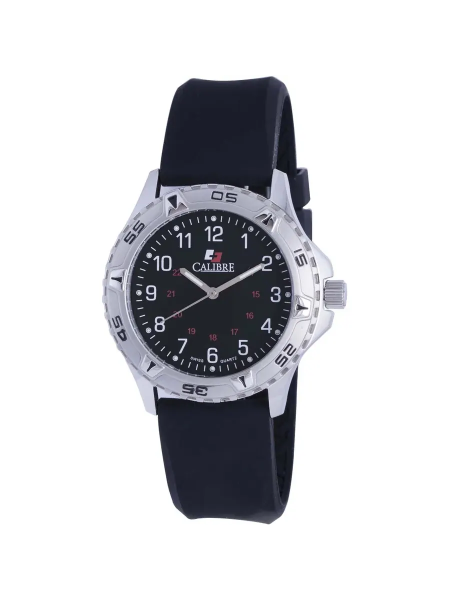 Мужские часы Calibre Sea Wolf с черным циферблатом SC-4S1-04-007R