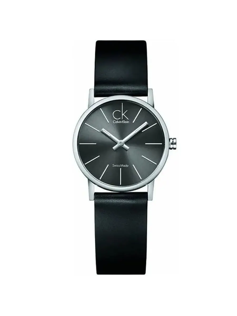 Женские часы Calvin Klein Post Minimal с кварцевым серым циферблатом K7622107 — изображение 1 из 1, оттенок серебряный