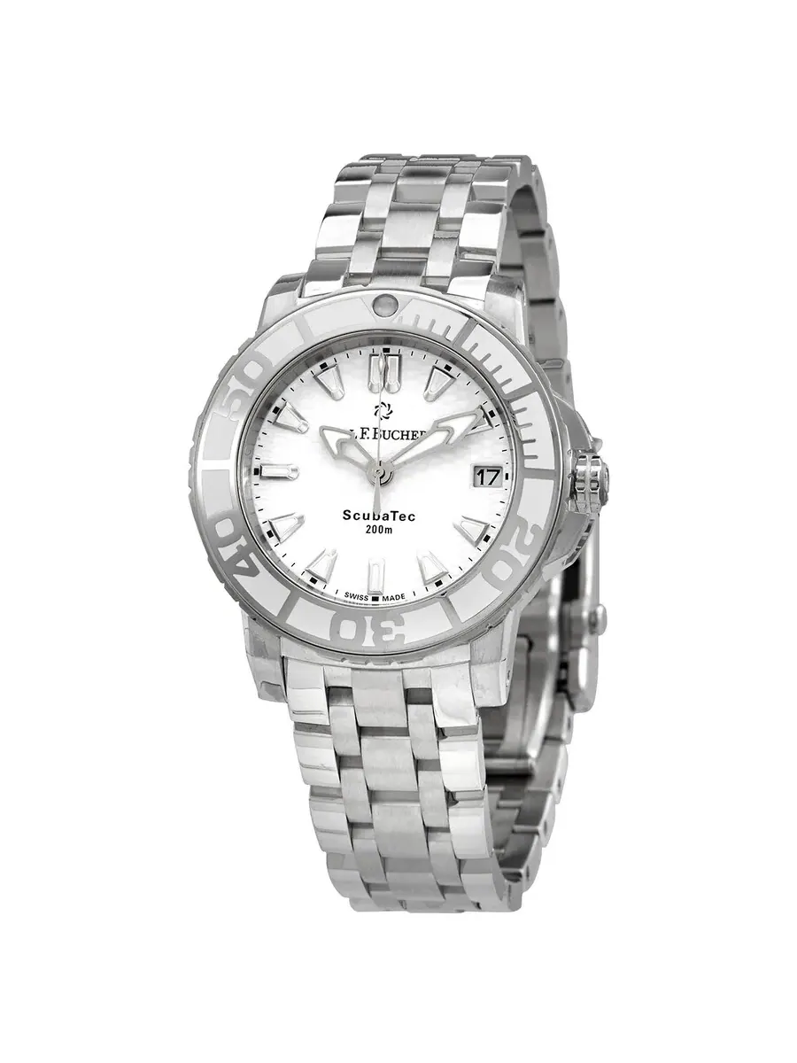 Женские часы Carl F. Bucherer Patravi Scubatec Automatic с белым циферблатом 00.10634.23.23.21 — изображение 1 из 3