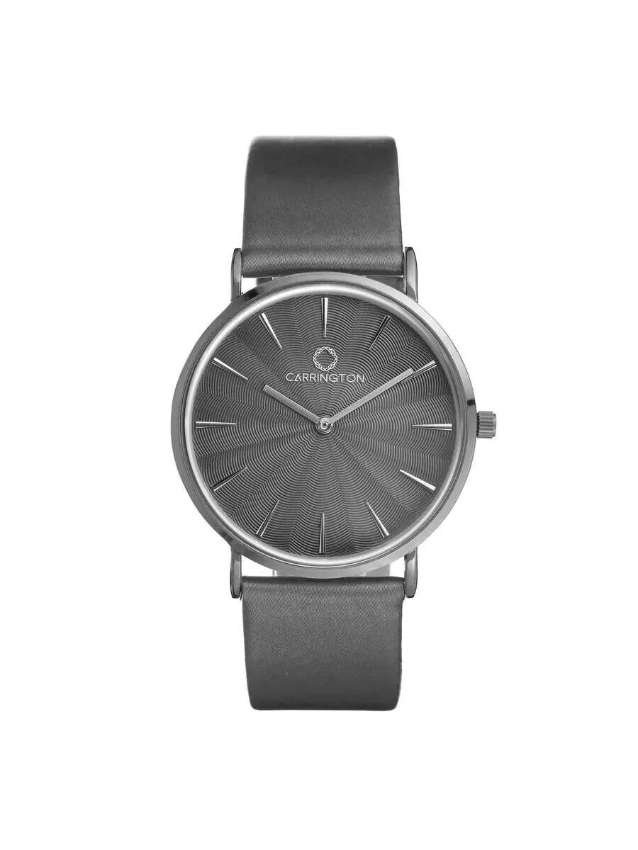 Женские часы Carrington с серым кварцевым циферблатом Lilian CT-2004-07 — серебристый