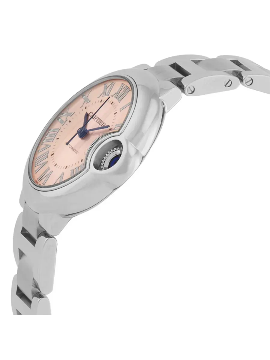 Женские часы Cartier Ballon Bleu Automatic с розовым циферблатом WSBB0068 — изображение 2 из 3, оттенок серебряный