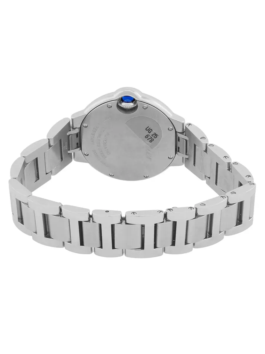 Женские часы Cartier Ballon Bleu Automatic с розовым циферблатом WSBB0068 — изображение 3 из 3, оттенок серебряный