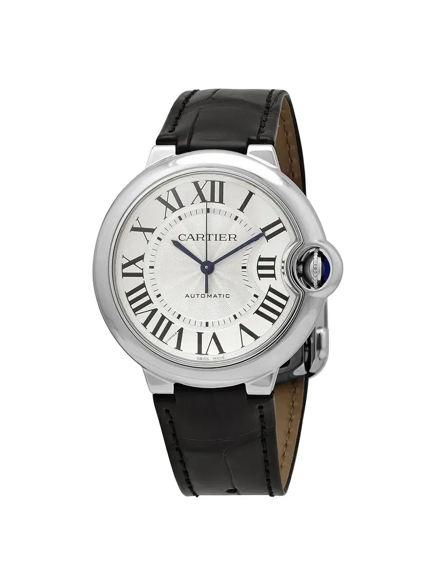 Женские часы Cartier Ballon Bleu Automatic с серебристым циферблатом WSBB0028 — серебристый