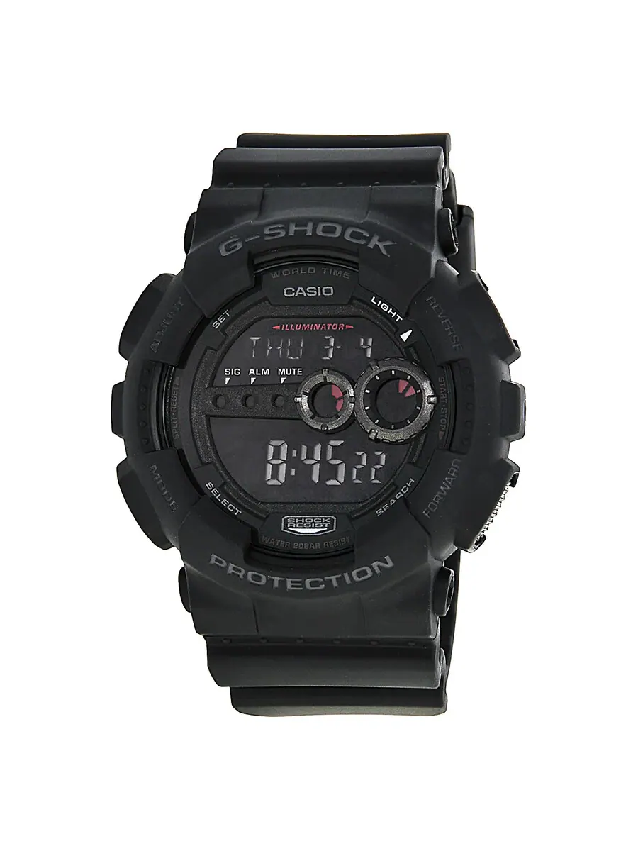 Мужские часы Casio G-Shock Military GD100-1B — черный