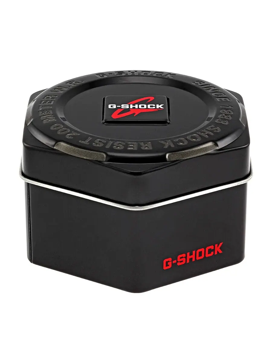Мужские часы Casio G-Shock с черным ремешком из смолы GA100-1A4 — изображение 4 из 4, оттенок черный