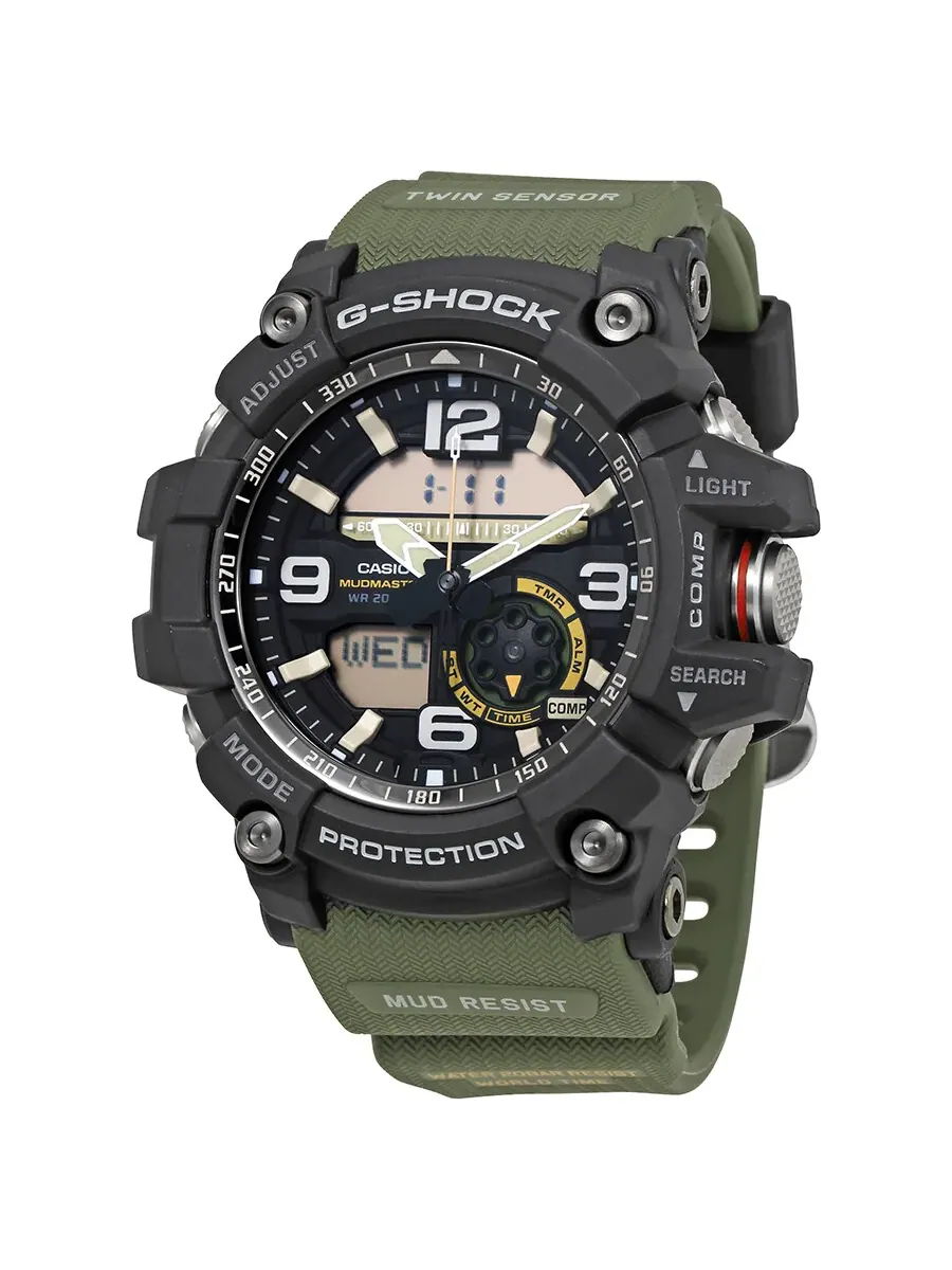Цифровые мужские часы Casio Master of G GG1000-1A3 — черный