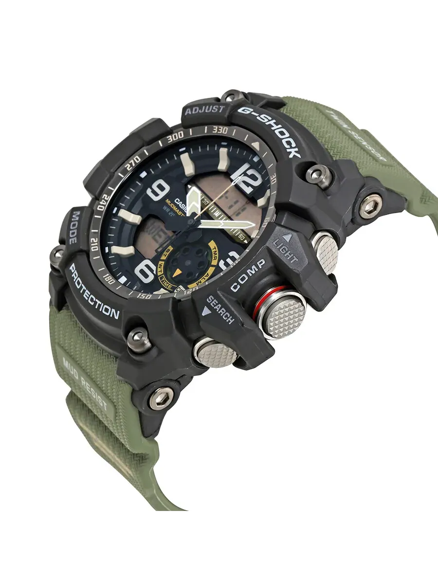 Цифровые мужские часы Casio Master of G GG1000-1A3 — изображение 2 из 3, оттенок черный