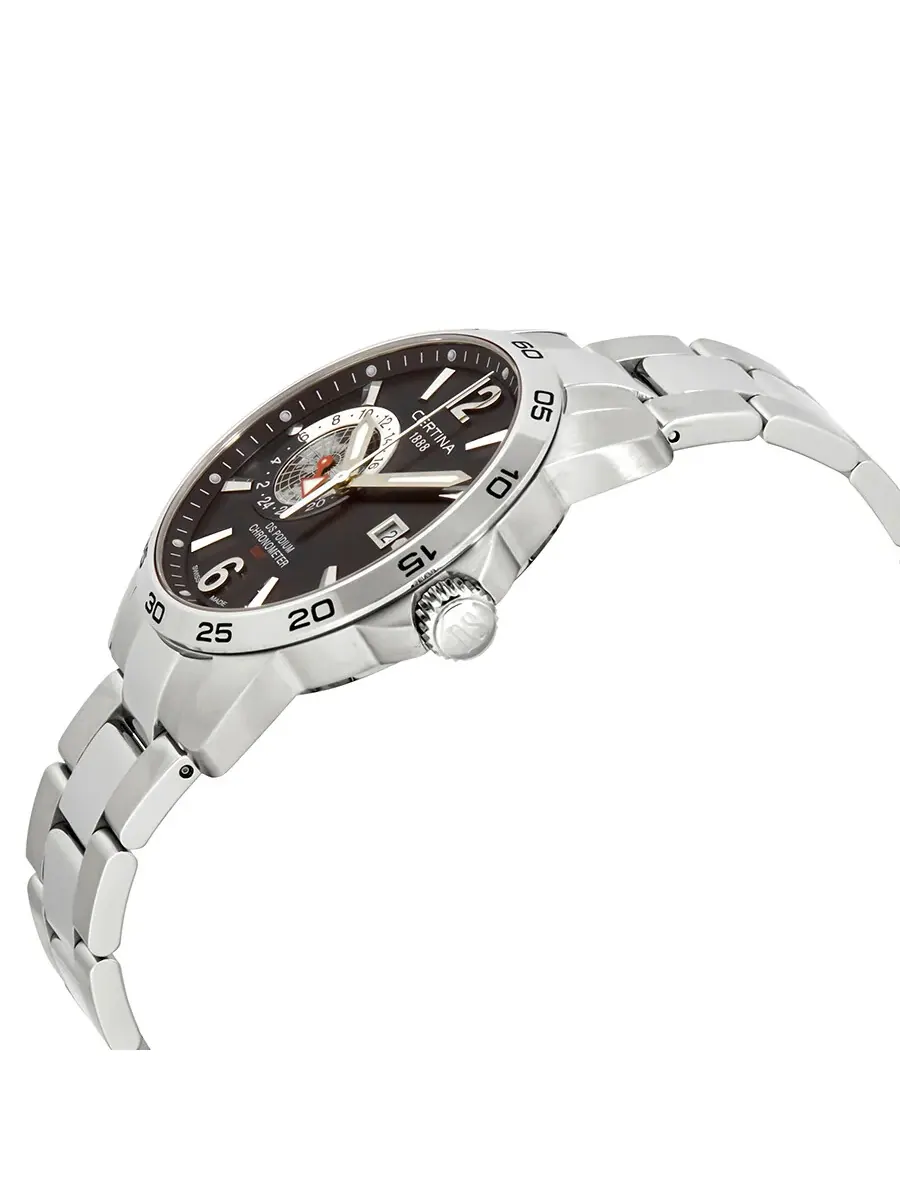 Мужские часы Certina DS Podium GMT с черным циферблатом C034.455.11.057.00 — изображение 2 из 3, оттенок серебряный