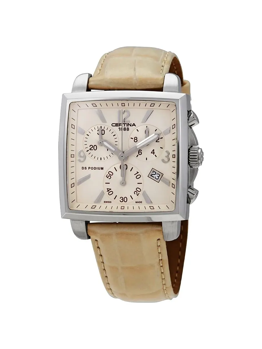 Женские часы Certina DS Podium Chronograph с циферблатом цвета слоновой кости C001.317.16.267.00 — изображение 1 из 3