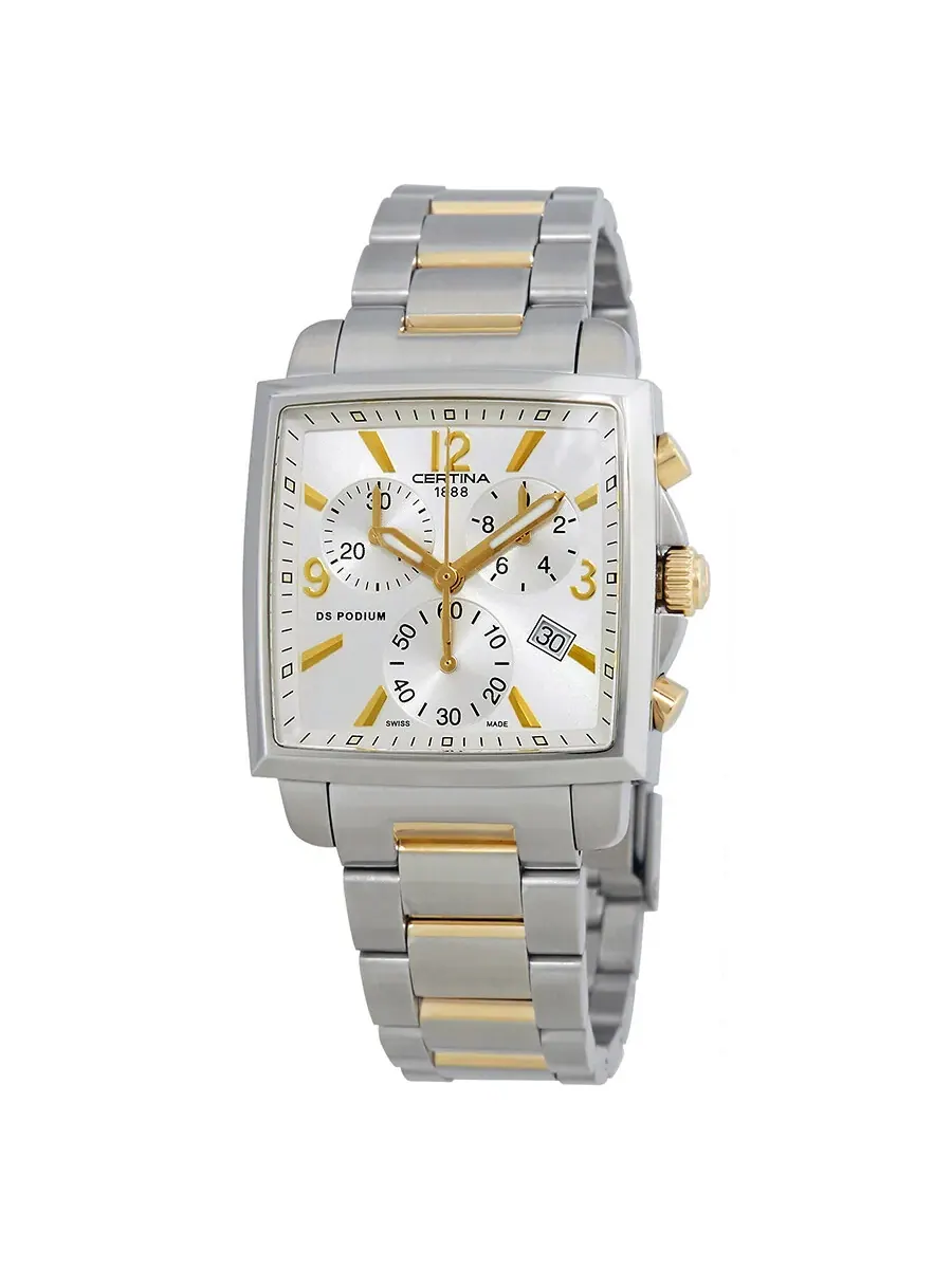 Женские часы Certina DS Podium Chronograph C001.317.22.037.00 — изображение 1 из 3, оттенок серебряный