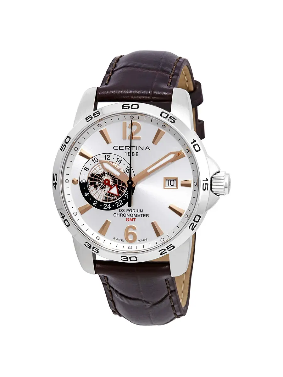 Мужские часы Certina DS Podium с серебристым циферблатом C034.455.16.037.01 — изображение 1 из 3, оттенок серебряный