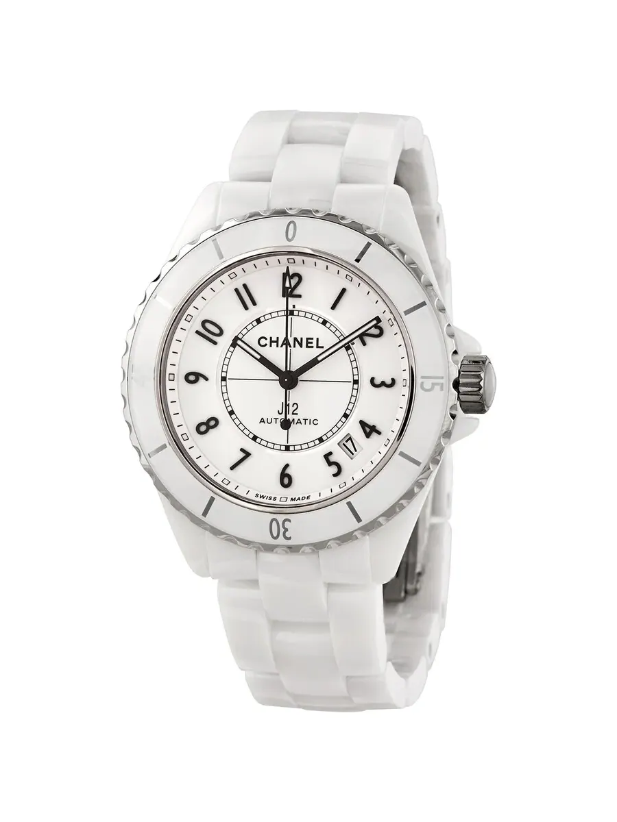 Женские часы Chanel J12 с белым циферблатом H5700 — белый