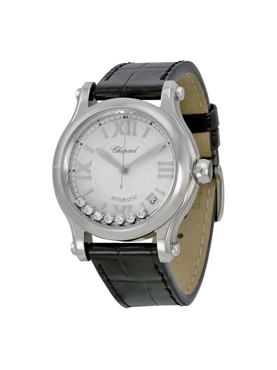 Женские часы Chopard Happy Sport Automatic с серебристым циферблатом 278559-3001 — изображение 1 из 3, оттенок серебряный