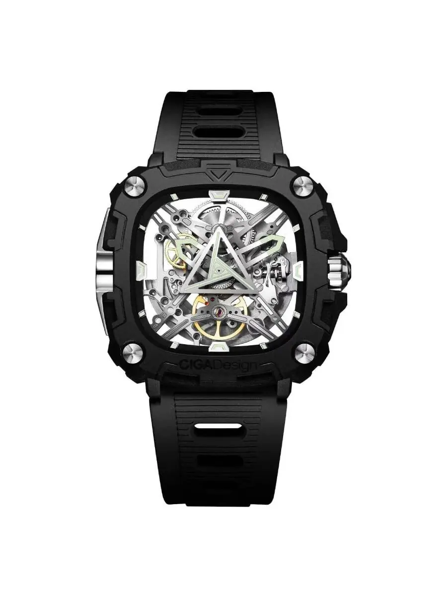 Автоматические мужские часы Ciga Design серии X Eye Of Horus X051-BS01-W5B — черный