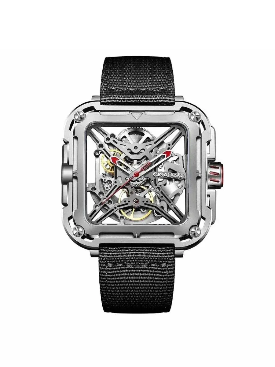 Мужские часы Ciga Design X Series Gorilla Automatic X011-SISI-W25BK — изображение 1 из 4, оттенок серебряный