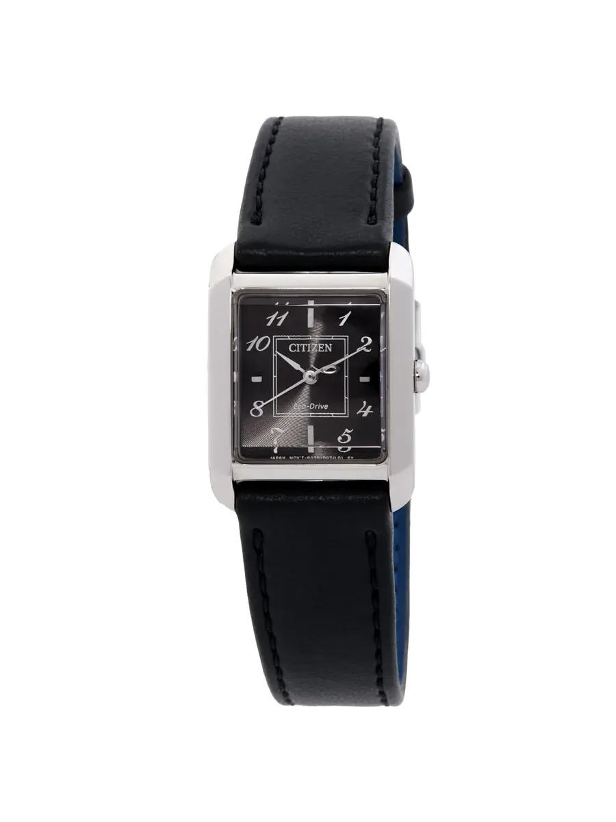 Женские часы Citizen Bianca Black Dial EW5600-01E — серебристый