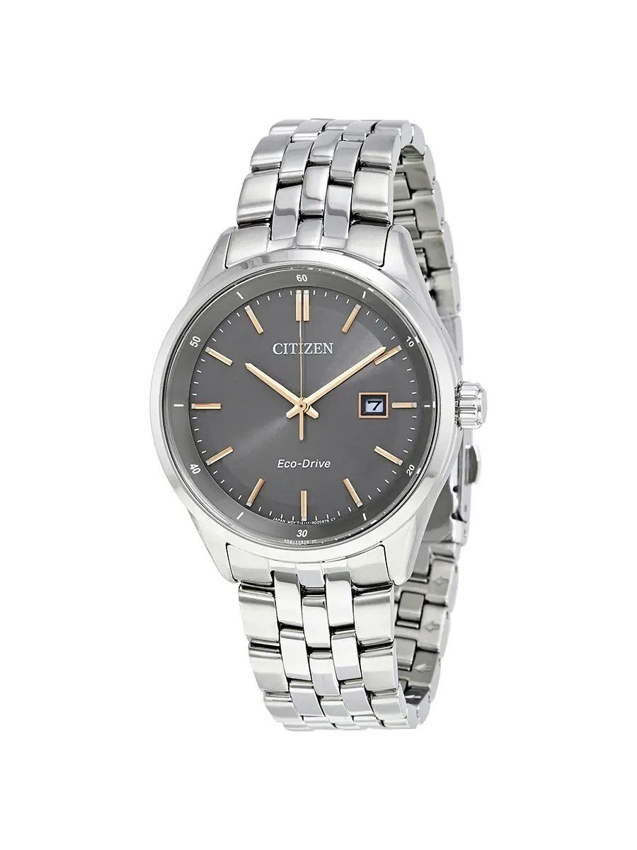 Мужские часы Citizen Contemporary Dress с серым циферблатом BM7251-53H — серебристый