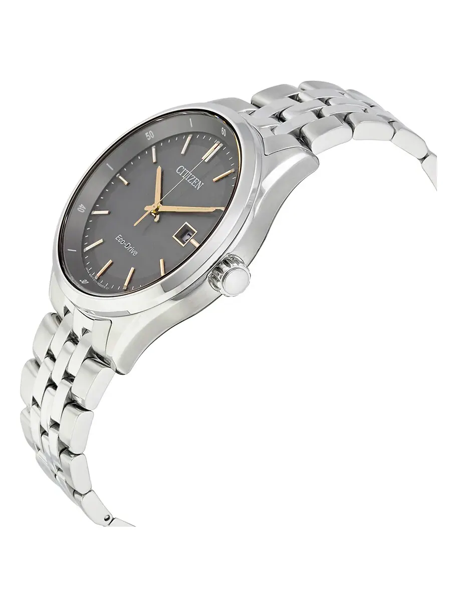 Мужские часы Citizen Contemporary Dress с серым циферблатом BM7251-53H — изображение 2 из 3, оттенок серебряный