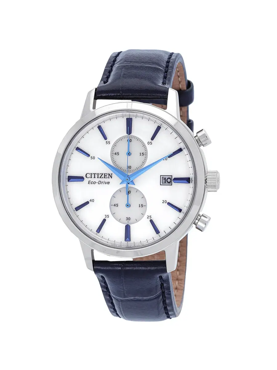 Мужские часы Citizen Core Collection Chronograph Quartz с белым циферблатом CA7069-16A — изображение 1 из 3