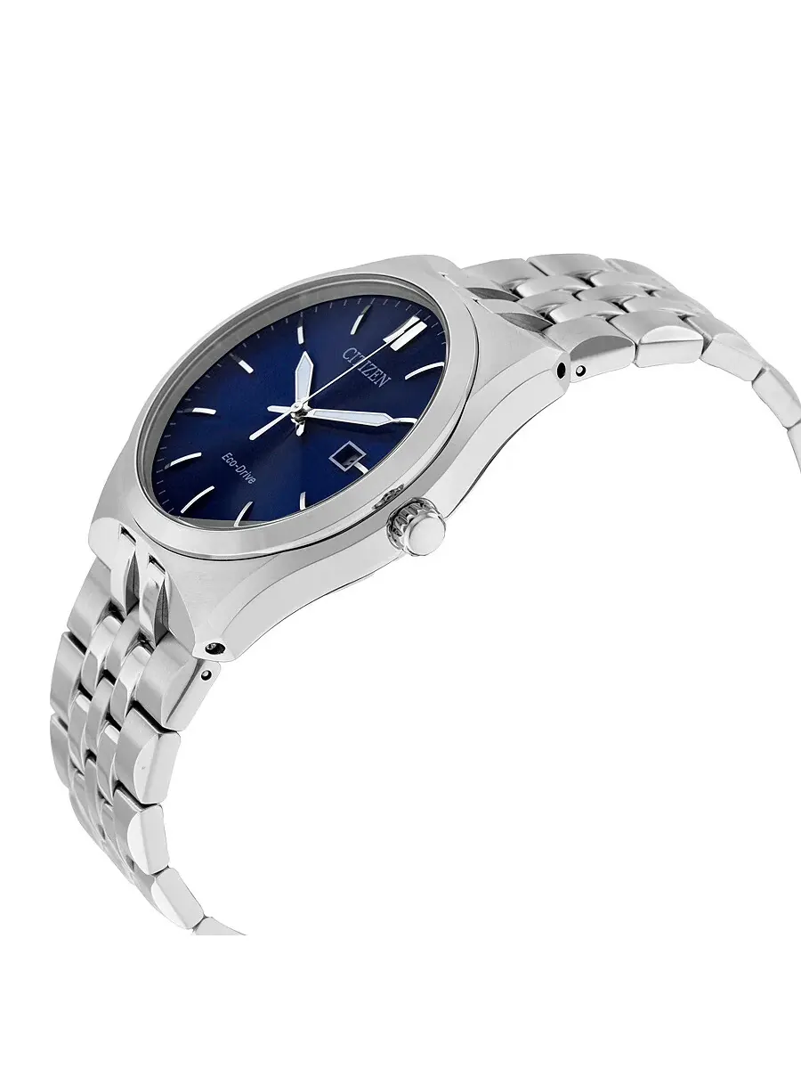 Мужские часы Citizen Corso Eco-Drive с синим циферблатом BM7330-59L — изображение 2 из 3, оттенок серебряный