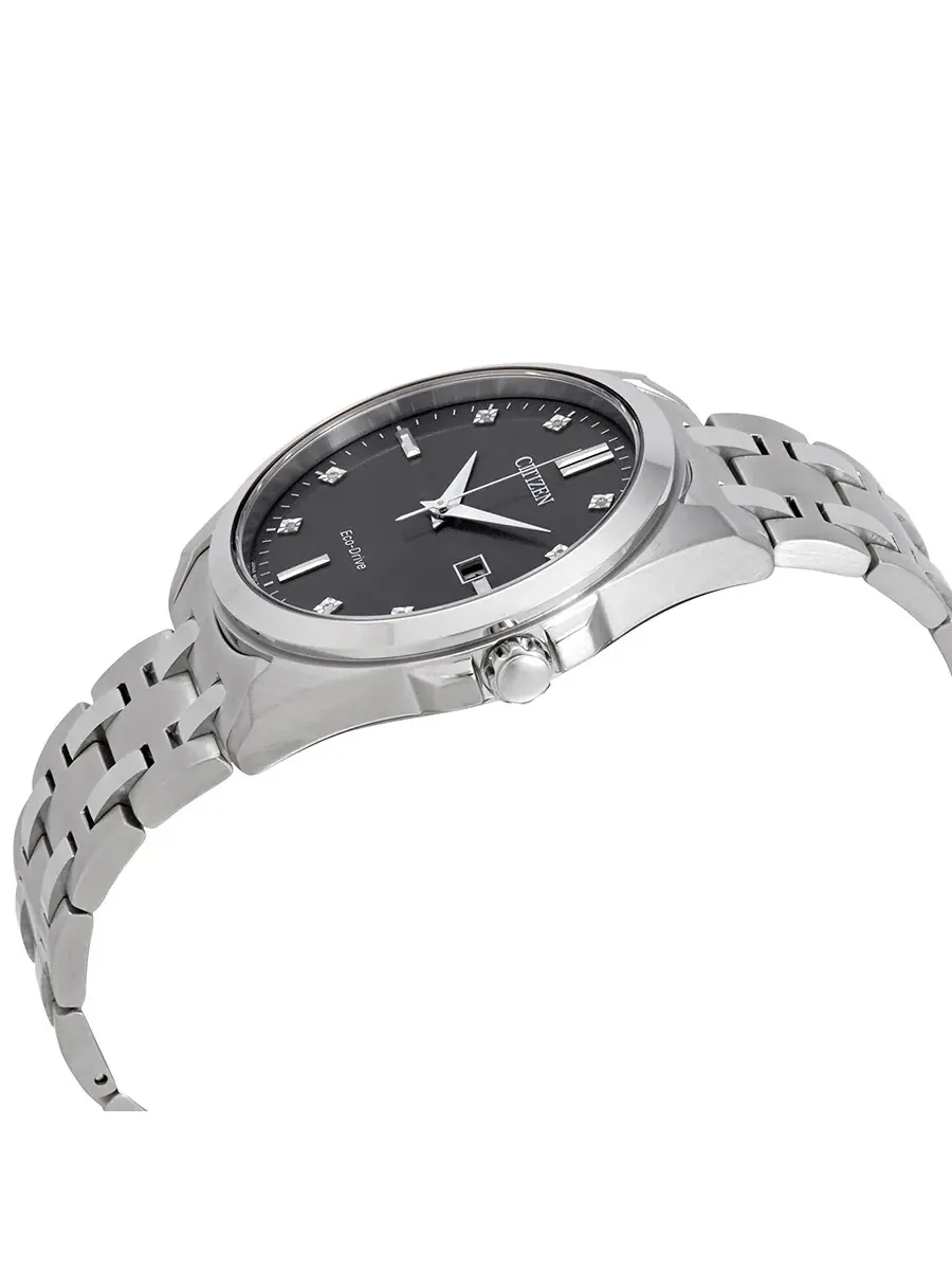 Мужские часы Citizen Corso Eco-Drive с серым циферблатом BM7100-59H — изображение 2 из 3, оттенок серебряный