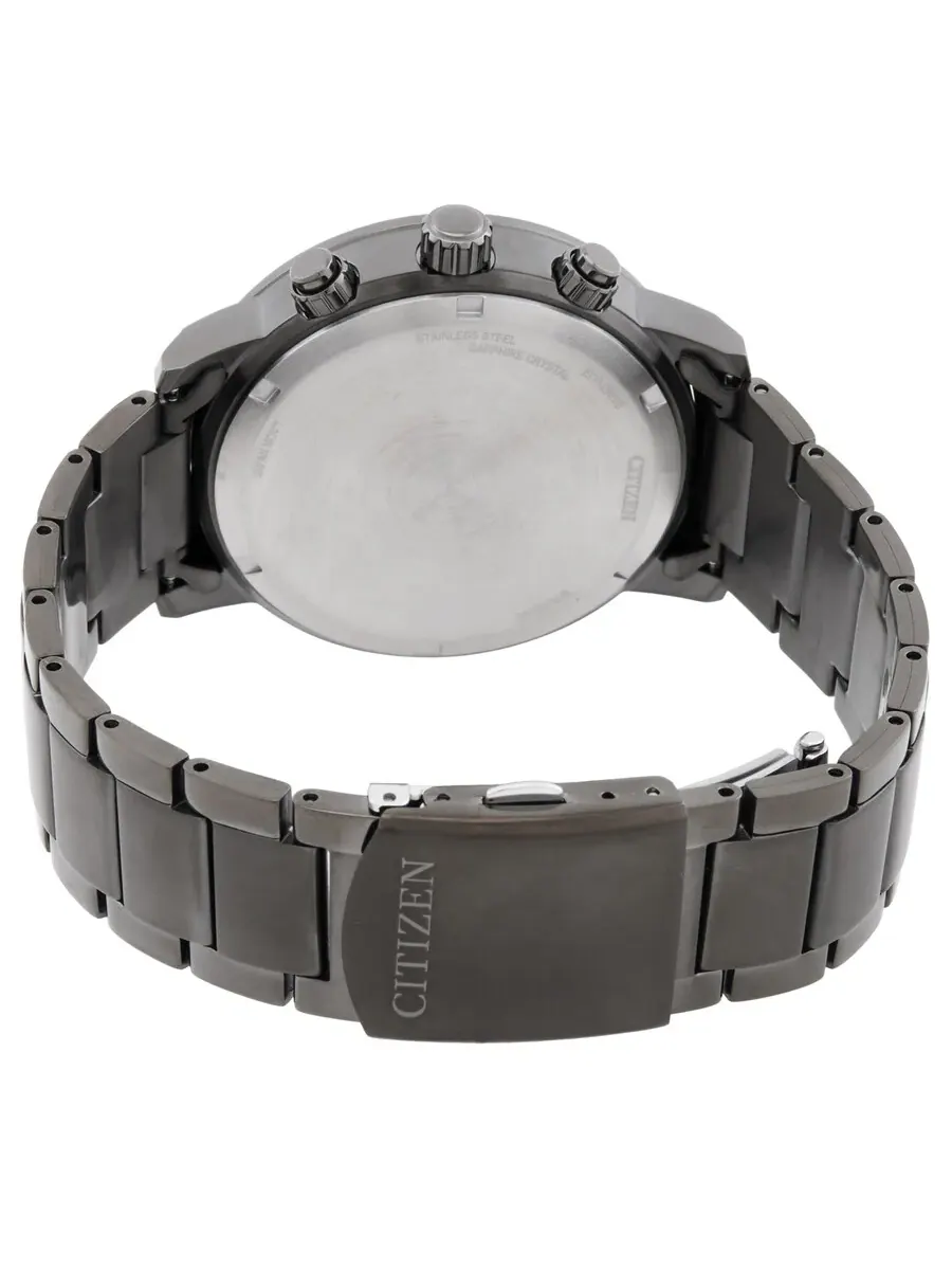Мужские часы Citizen Eco-Drive с хронографом и серым циферблатом CA0847-88H — изображение 3 из 3, оттенок серый