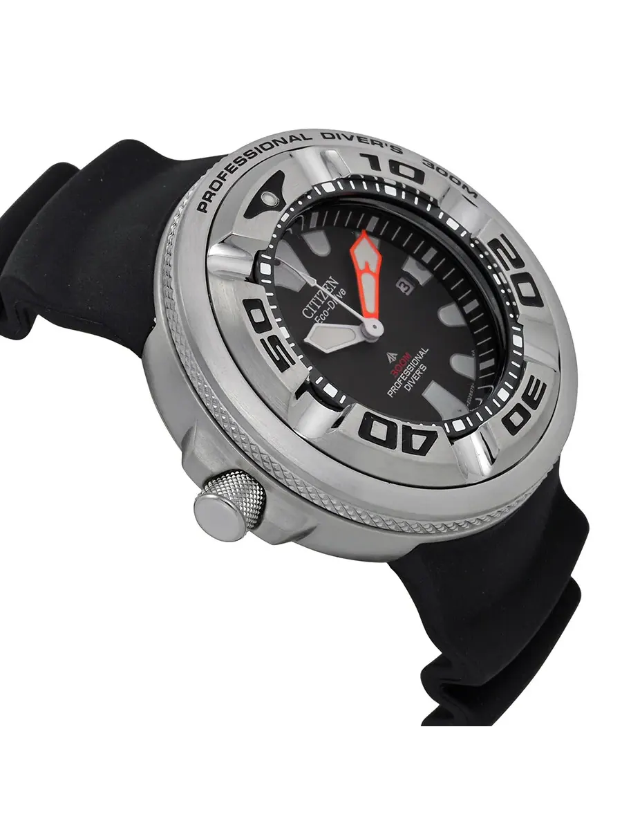 Мужские часы Citizen Professional Diver Lefty с черным циферблатом BJ8050-08E — изображение 2 из 5, оттенок серебряный