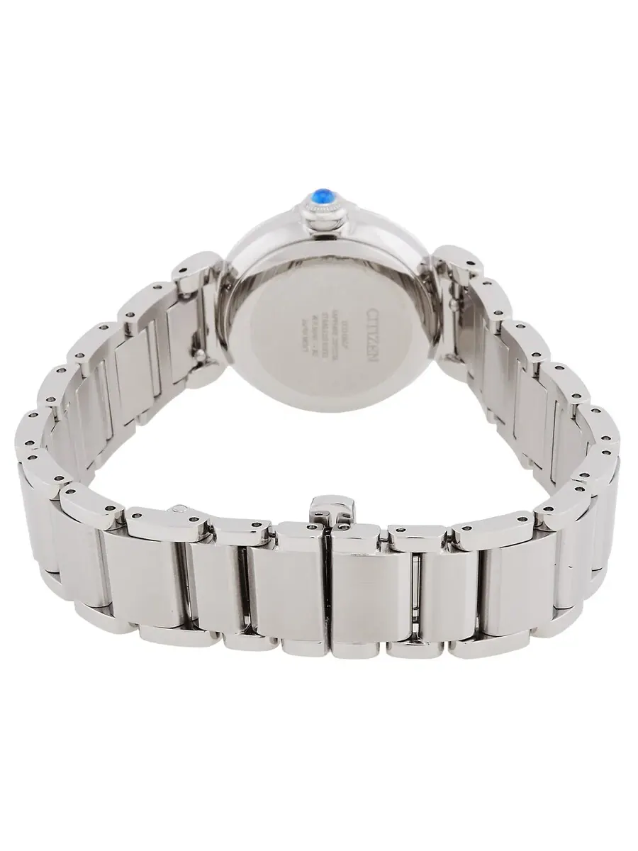 Женские часы Citizen L May Bells Crystal Eco-Drive с синим циферблатом EM1120-87L — изображение 3 из 3, оттенок серебряный