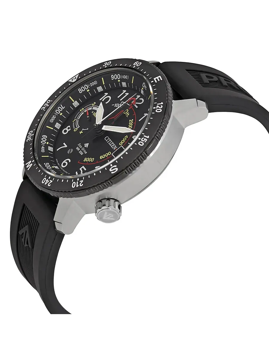 Мужские спортивные часы Citizen Promaster Altichron Lefty с черным циферблатом BN5058-07E — изображение 2 из 3