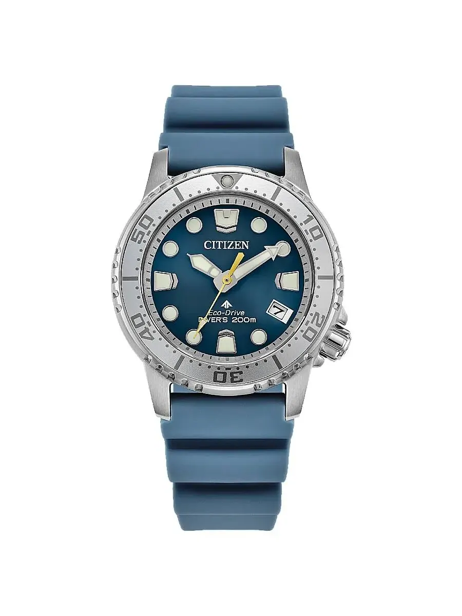 Женские часы Citizen Promaster Dive с синим циферблатом EO2027-09L — изображение 1 из 3, оттенок серебряный