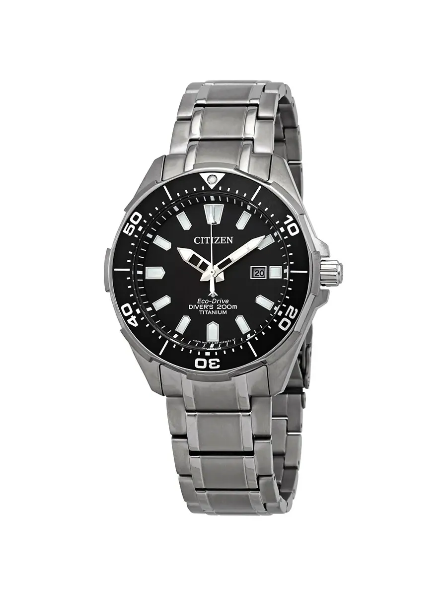 Мужские часы Citizen Promaster Diver Luminous Eco-Drive BN0200-56E — черный