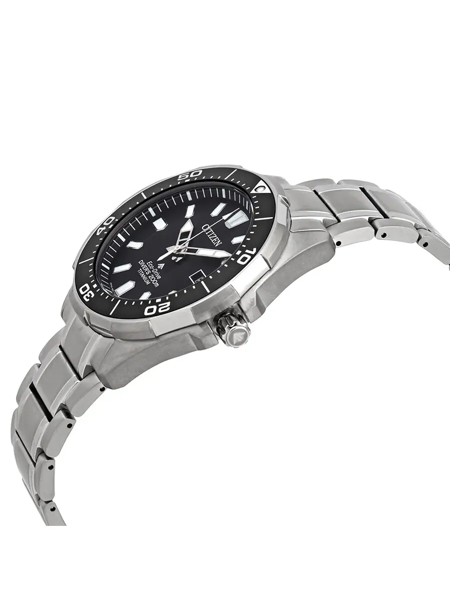 Мужские часы Citizen Promaster Diver Luminous Eco-Drive BN0200-56E — изображение 2 из 3, оттенок черный