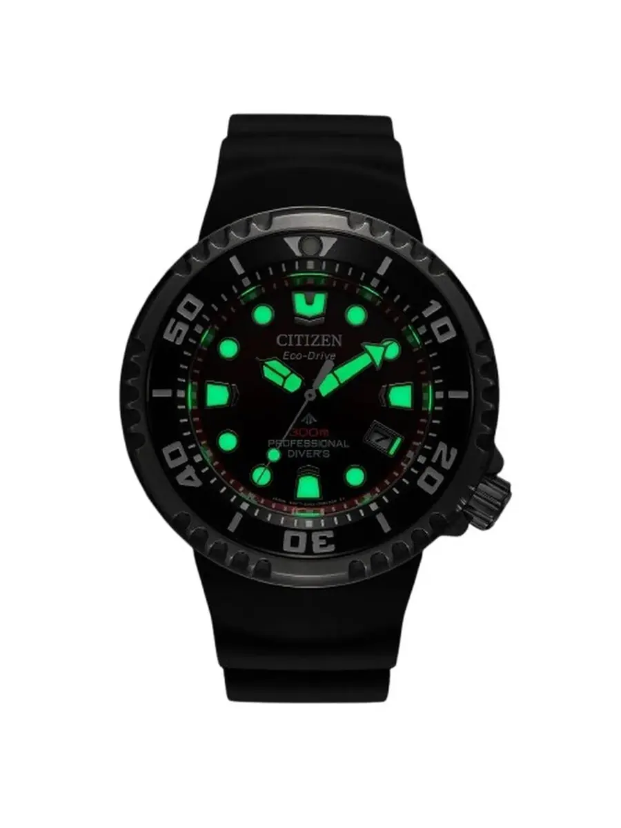 Мужские часы Citizen Promaster Dive с красным градиентным циферблатом BN1024-01Z — изображение 4 из 4, оттенок черный