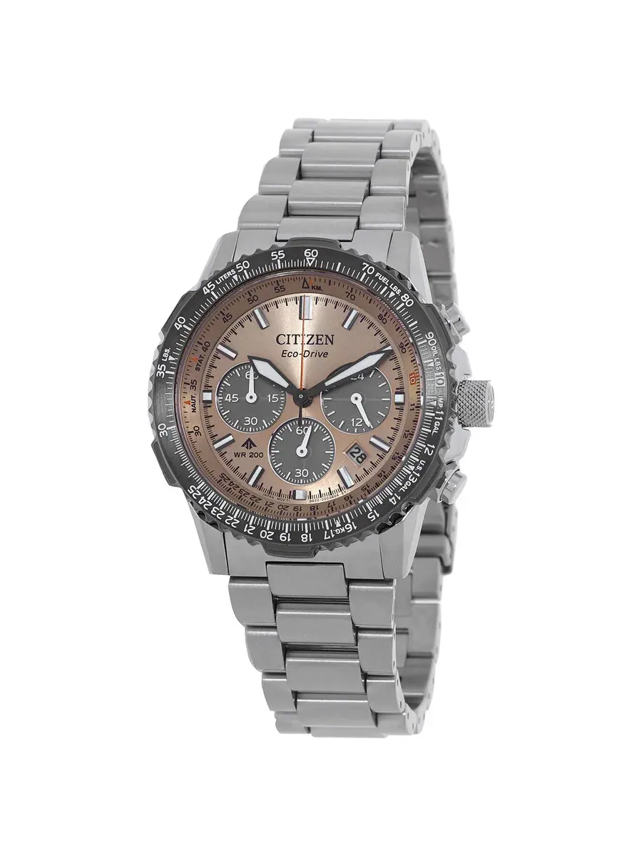 Мужские часы Citizen Promaster Navihawk Chronograph с салатовой циферблатом CA4664-60X — изображение 1 из 3