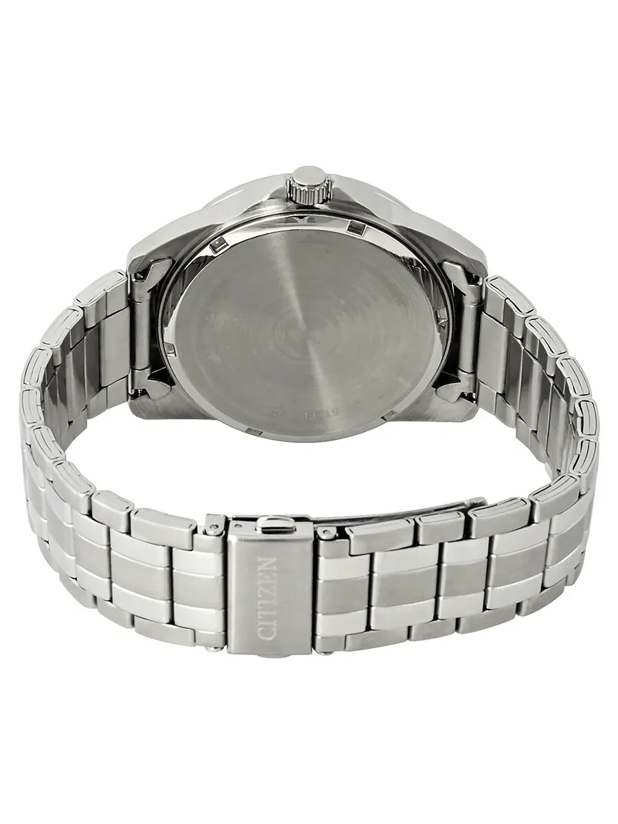 Мужские кварцевые часы Citizen AG8340-58E с черным циферблатом и корпусом из нержавеющей стали — изображение 3 из 3