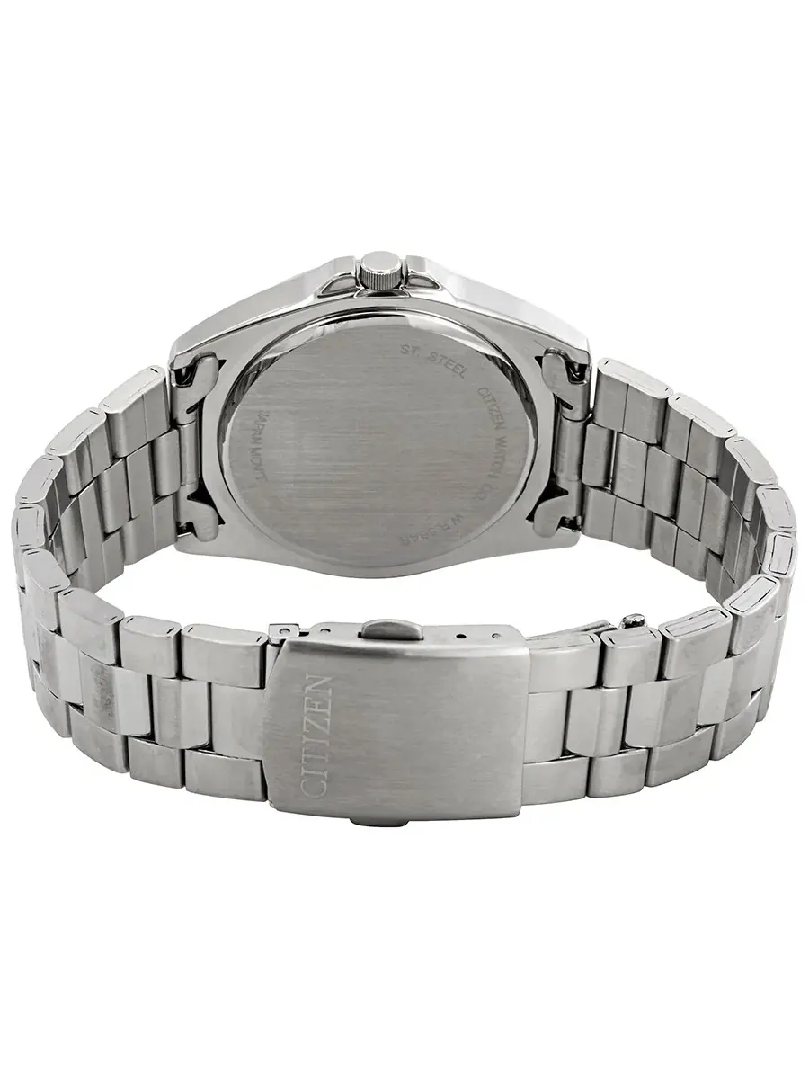 Мужские часы Citizen Quartz с синим циферблатом и стальным корпусом BF0580-57L — изображение 3 из 3, оттенок серебряный